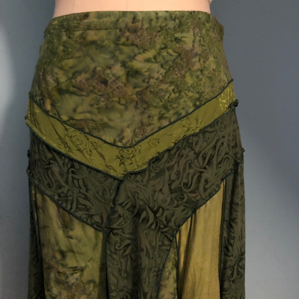 Y2K Vintage Equinoxe Pixie Point Fairycore Hippy Patchwork Bohemian Skirt - Picture 6 of 9